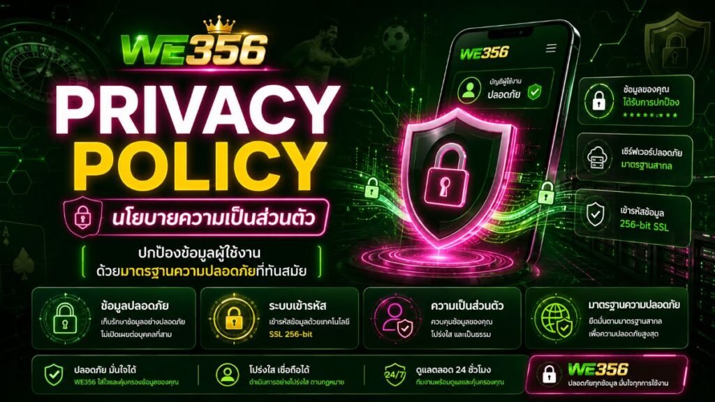Privacy Policy WE356